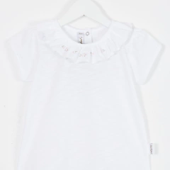 REMERA M/CORTA FLAME FLOR ROSA BB - tienda online