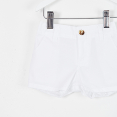 SHORT BB GABARDINA BLANCO - comprar online