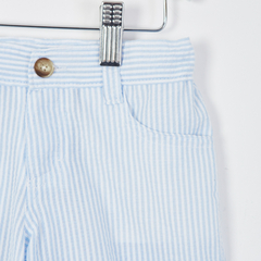 BERMUDA CLOQUE CELESTE - Petit Enfant Ropa de bebes