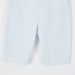 JARDINERO VELCRO P/LARGA CLOQUE CELESTE - Petit Enfant Ropa de bebes