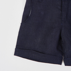 BERMUDA LINO AZUL - tienda online