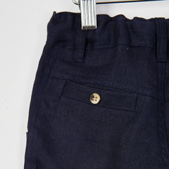BERMUDA LINO AZUL - Petit Enfant Ropa de bebes