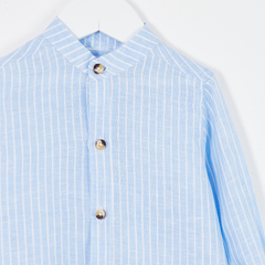 CAMISA M/LARGA LINO FELIX - Petit Enfant Ropa de bebes