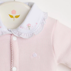 ENTERITO ENGUATADO TEJIDO ROSA - Petit Enfant Ropa de bebes