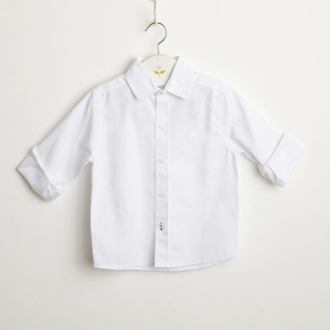 CAMISA M/LARGA POPLIN BLANCA