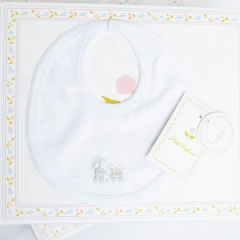 BABERO CONEJO FLEUR BLANCO