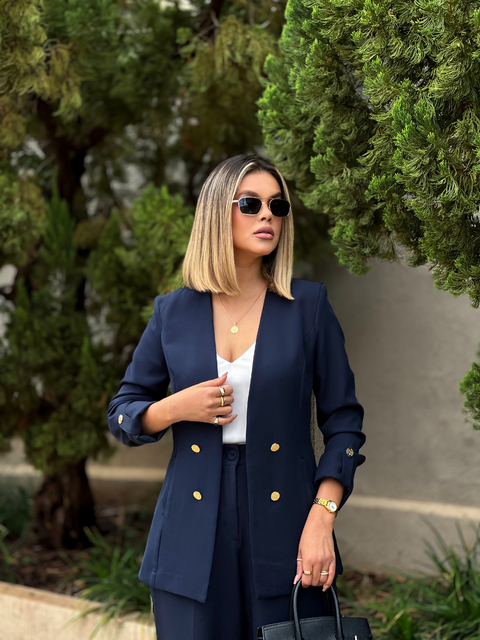 Blazer Botões - LER MEDIDAS NA DESCRIÇÃO