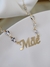 Colar folheado crsital Mãe-CD11429