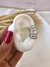 Piercing fake prata com cristal