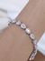 Pulseira cristais luxuosa-CD11378 - Lima azul bijuterias 