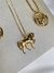 colar semi joia cavalo/coração - comprar online