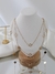 Colar triplo Virginia liso-CD13262 na internet
