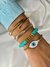 bracelete prego dourado - CD1012