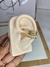 Piercing fake zircônia e pérola