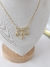 Colar folheado cristal Mãe Menino-CD11431