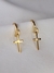 Argolinha cruz folheado - comprar online