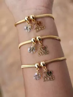 Pulseira folheada DOGS