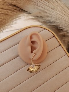 Brinco pétala com strass-CD15338 - comprar online