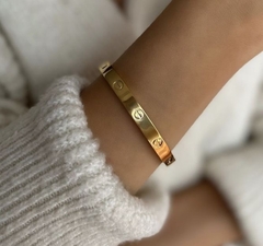 Bracelete Inspiração Alta Joalheria aço inox -CD11404