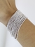 Conjunto pulseira cravejado -CD16267 - loja online