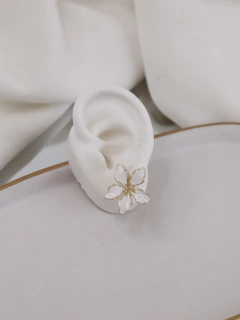 Brinco flor resinada caribe-CD12549