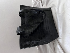 Tote Danna Negro Crocco - comprar online