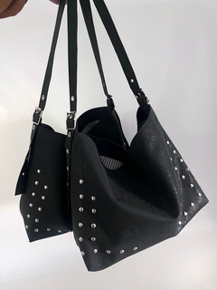 Cartera Michelle (Negro Gastado)