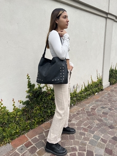 Cartera Michelle (Negro Gastado) - tienda online
