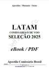 eBook NOVA SELEÇÃO LATAM / PDF 2025 + eBook NOVA Lei do Aeronauta 2025