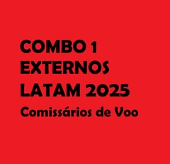 NOVO COMBO 1 // EXTERNOS LATAM 2025 // Comissários de Voo