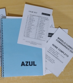 CADERNO de anotações AZUL + BRINDES EXTRAS 2024