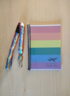 CADERNO COLOR + Cordão de Crachá Colorido Jeff Aviation Co. 2024