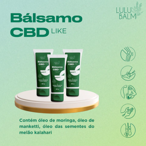 3x Balsamo CBD LIKE SPORT 60 G