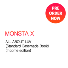 MONSTA X - Standard Casemade Book [ALL ABOUT LUV] (Income Edition) - comprar online