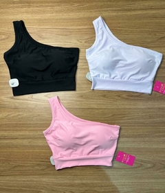 Cropped Promocional Alça Única - Rosa Limão - O seu look perfeito está aqui!
