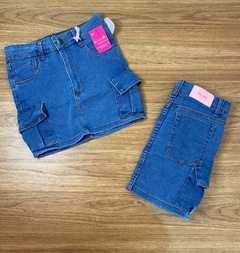 Saia Jeans Cargo Reville na internet