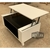 Mesa Elevable Combinada Blanco y Negro - comprar online