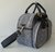 Kit Bolsa G + Mochila Média Personalizado - Linho cinza