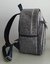 Kit Bolsa G + Mochila Média Personalizado - Linho cinza - loja online