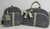 Kit Bolsa G + Mochila Média Personalizado - Linho cinza - Jaque Barros -  Bolsas e Acessórios