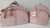 Kit maternidade bolsa G e mochila linho rosê