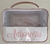 Kit Necessaires Personalizado P e M Off White e Rosê - loja online