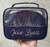 Kit necessaires personalizado P e M Linho Azul Marinho
