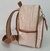 Mochila média linho aveia e caramelo - comprar online