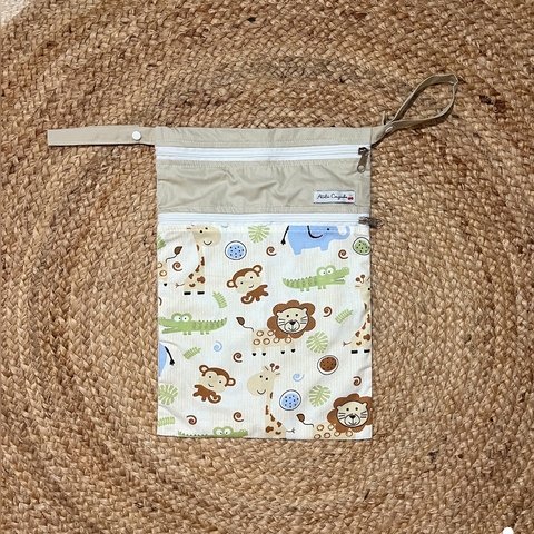 Bolsa Impermeável Dupla - Safari Azul