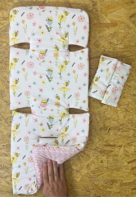 Capa para Carrinho de Bebê Abelha - Ateliê Cerejinha