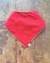 Babador Bandana Impermeável Vermelho - Ateliê Cerejinha