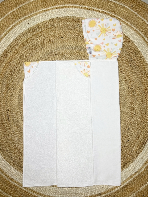 Toalhão Infantil Raios de Sol - Ateliê Cerejinha