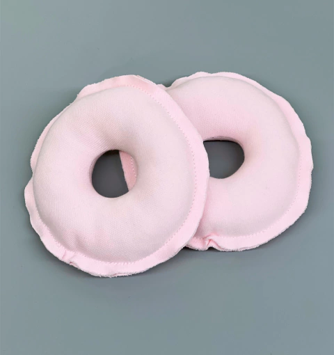 Rosquinhas Para Seios 1 Par Rosa - Ateliê Cerejinha - comprar online