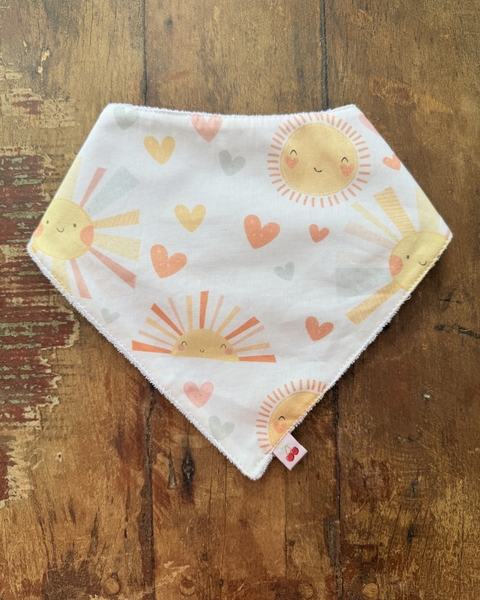 Babador Bandana Impermeável - Raios de Sol